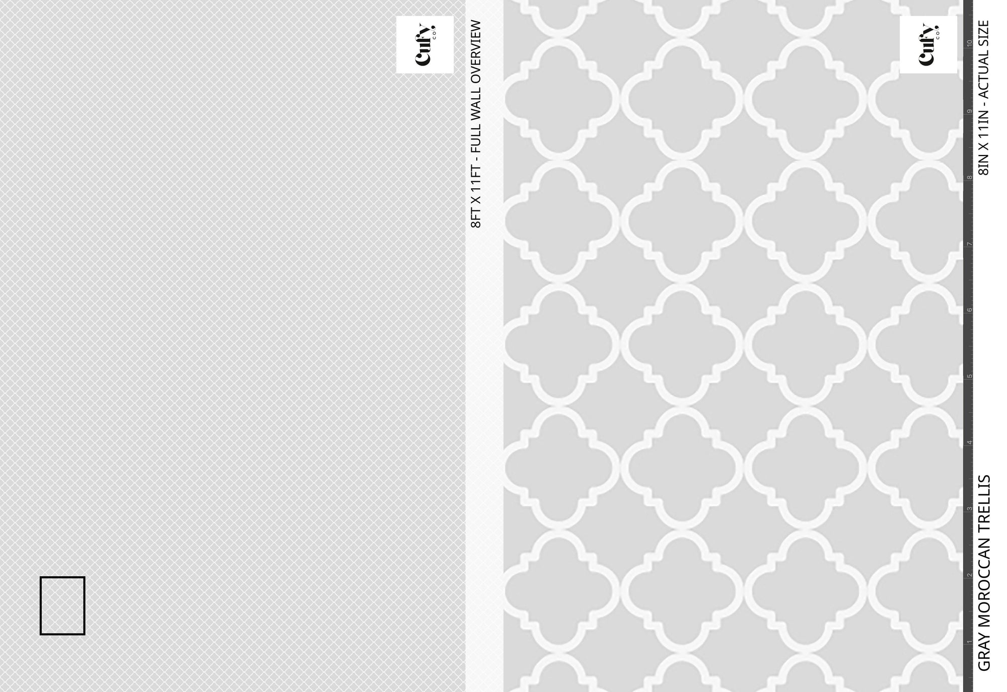 Gray Moroccan Wallpaper