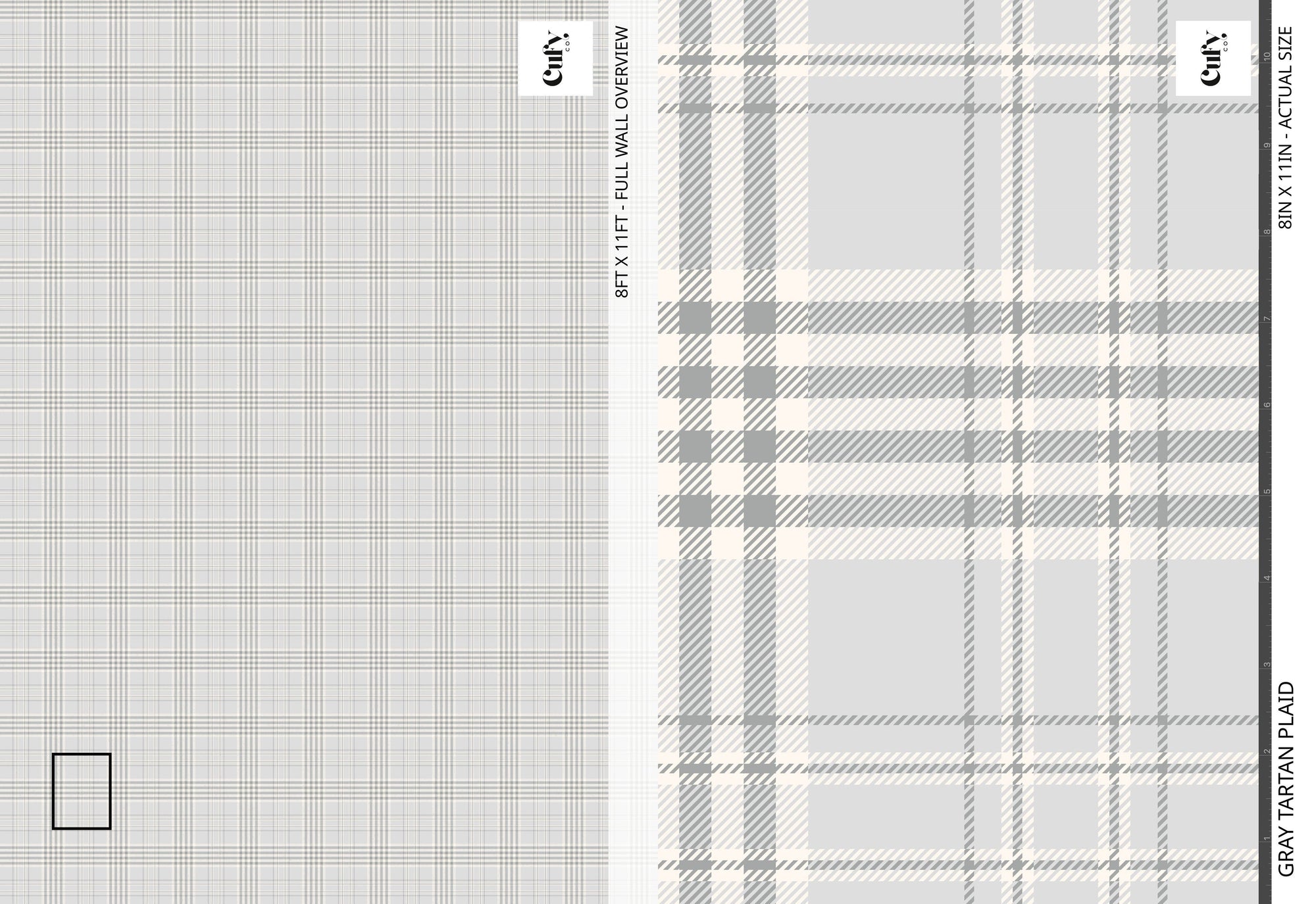 Gray Plaid Wallpaper