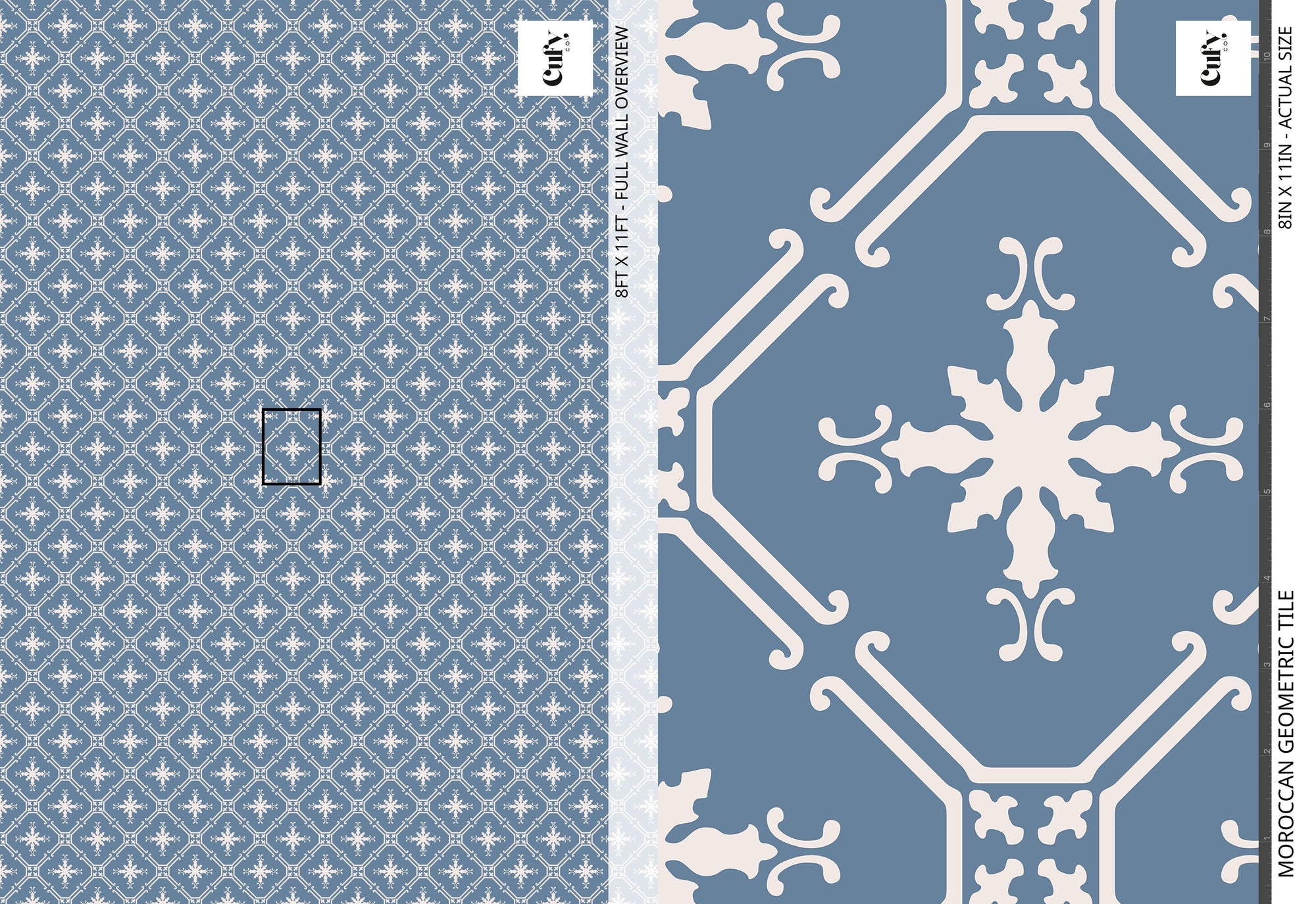 Moroccan Geometric Tile Wallpaper