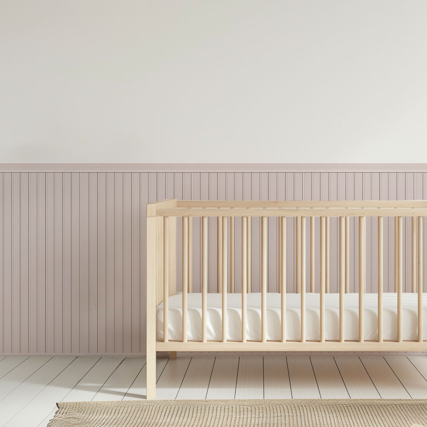 Beadboard Peel & Stick Wall Panel Decals – Removable Modern Wainscoting for Accent Walls, Bedrooms & Nurseries