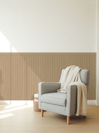 Beadboard Peel & Stick Wall Panel Decals – Removable Modern Wainscoting for Accent Walls, Bedrooms & Nurseries