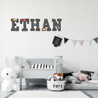 Custom Name Cars Font Wall Decal