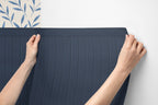 Blue Beadboard Peel & Stick Wall Panel Decals – Removable Modern Wainscoting for Accent Walls, Bedrooms & Nurseries