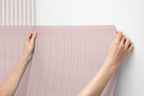 Pink Beadboard Peel & Stick Wall Panel Decals – Removable Modern Wainscoting for Accent Walls, Bedrooms & Nurseries