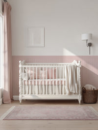 Pink Beadboard Peel & Stick Wall Panel Decals – Removable Modern Wainscoting for Accent Walls, Bedrooms & Nurseries