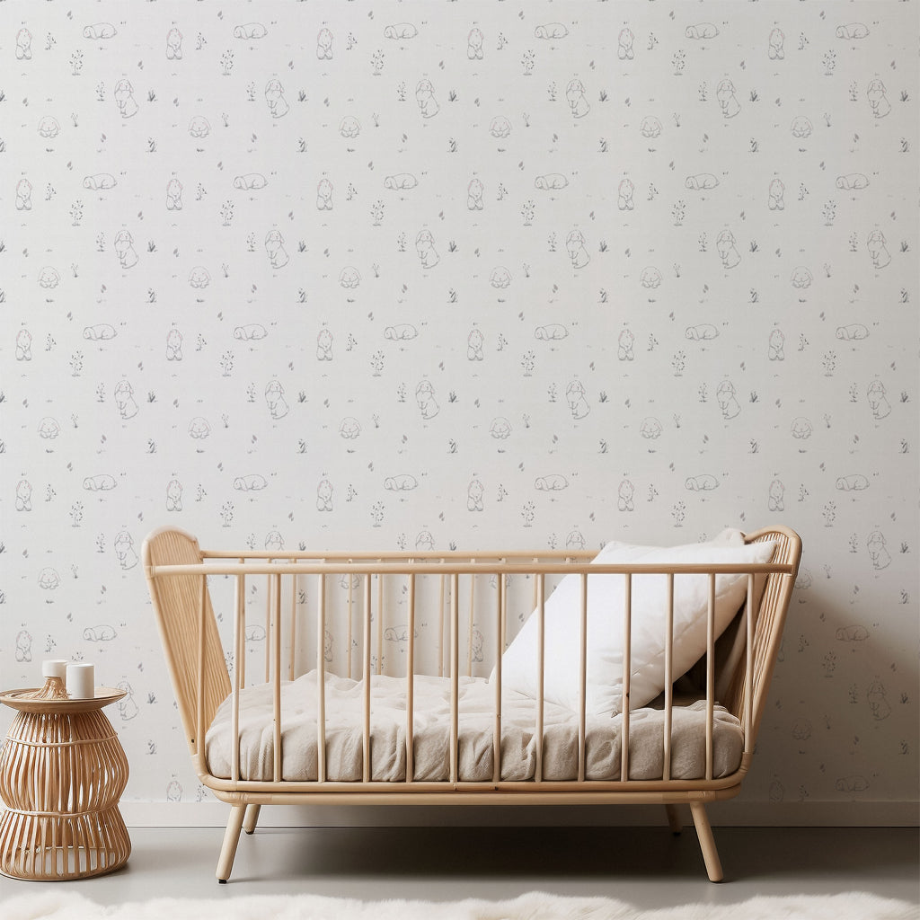 Minimalist Bunny Wallpaper