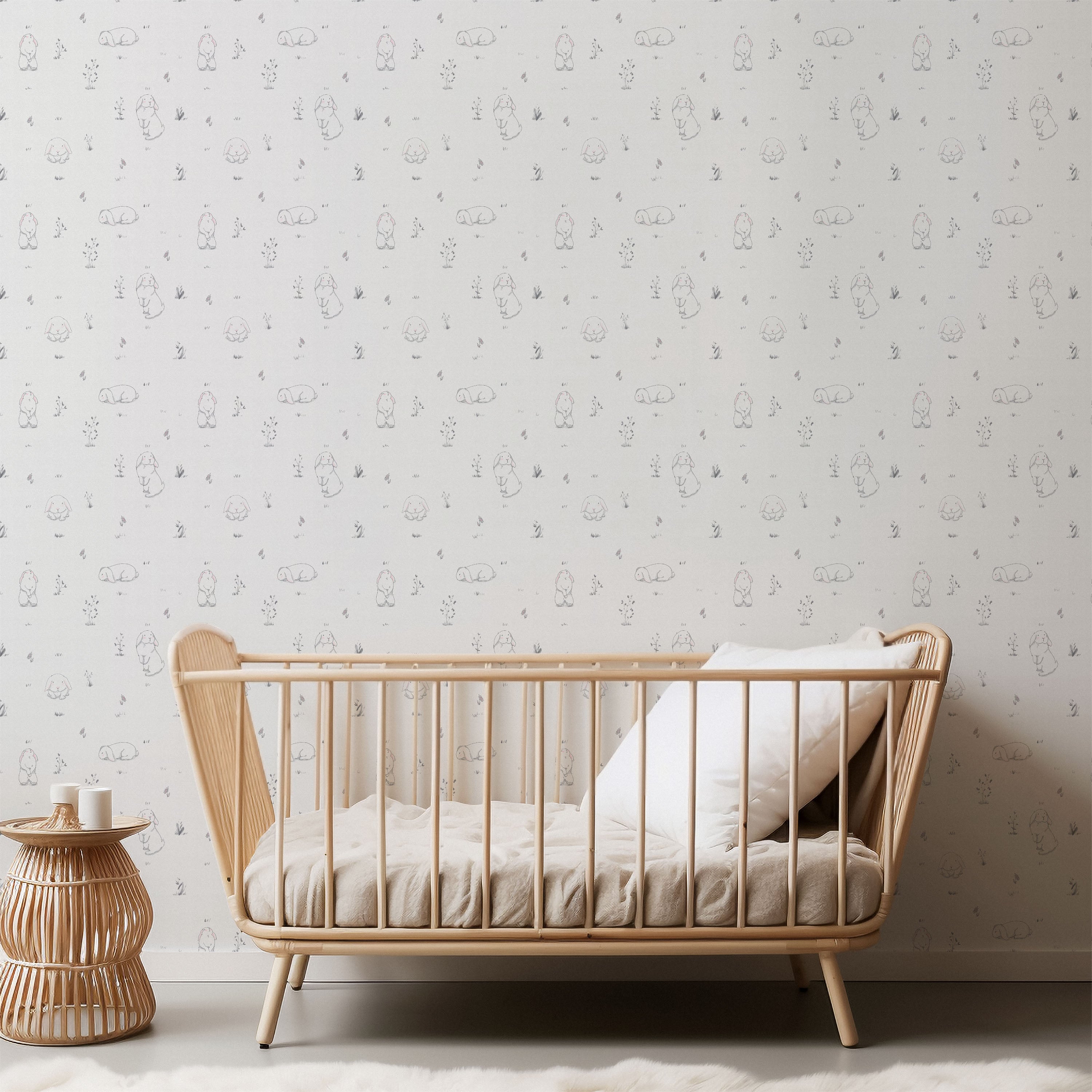 Minimalist Bunny Wallpaper