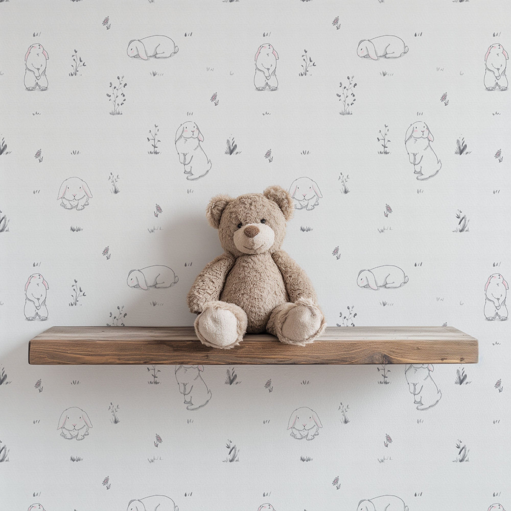 Minimalist Bunny Wallpaper