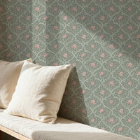 Green Sage Tangle Wallpaper