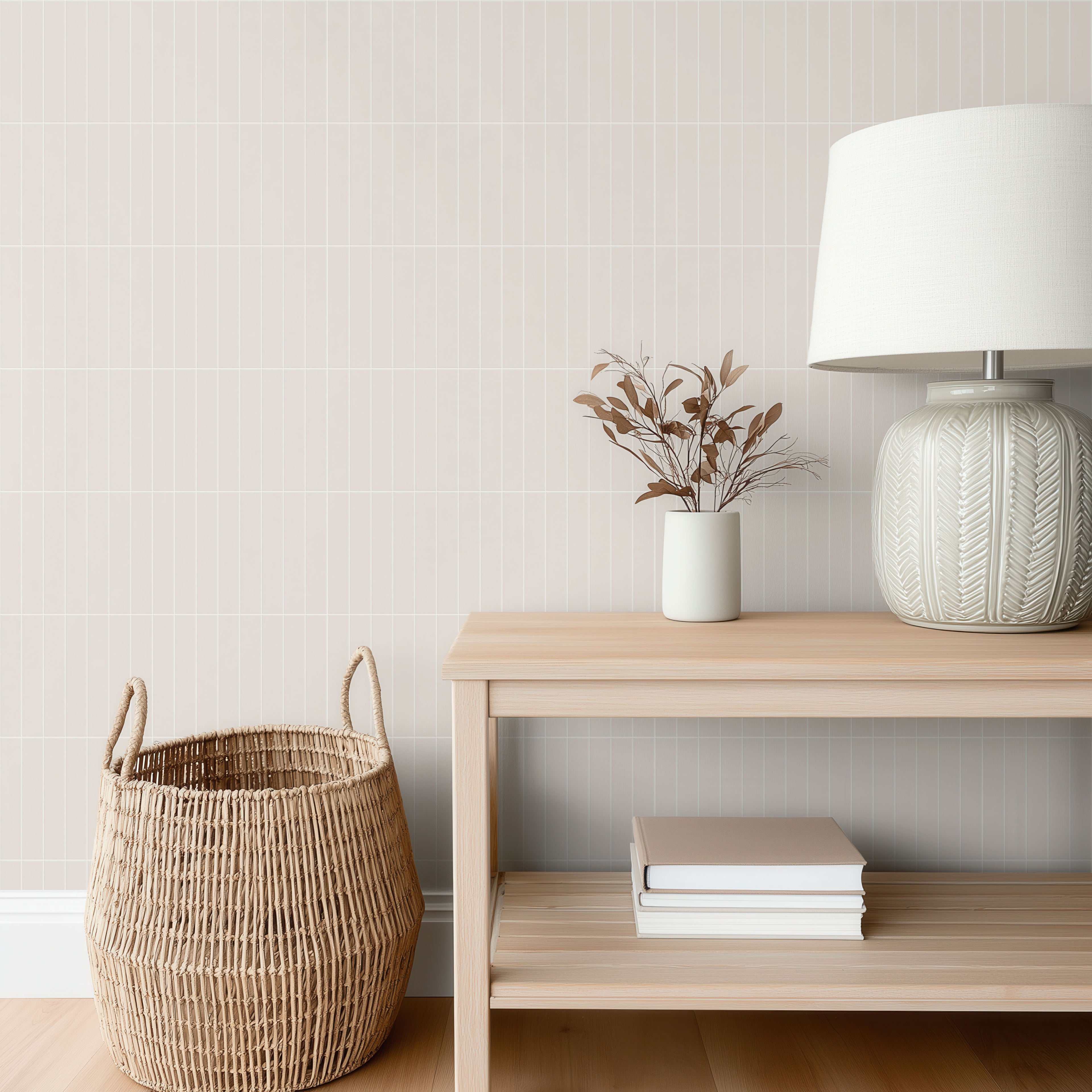 Softstone Faux Tile Wallpaper