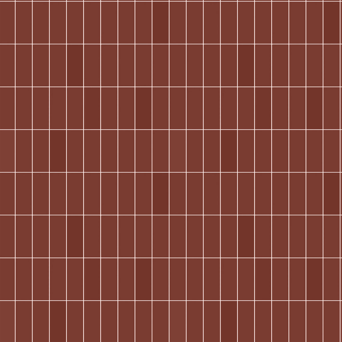 Terracotta Grid Wallpaper