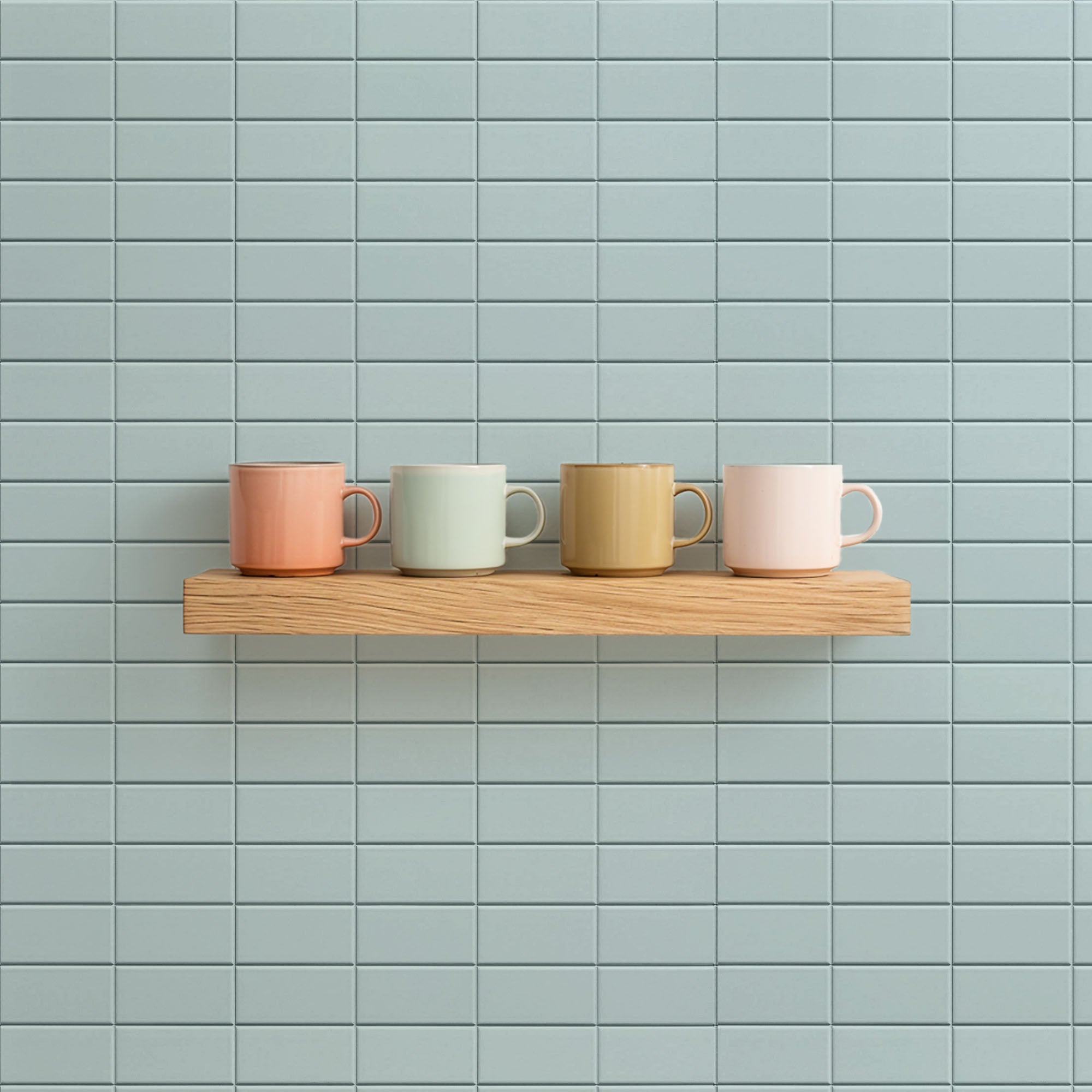 Seafoam Grid Wallpaper