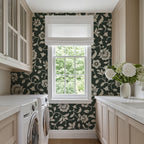 Evergreen Floral Wallpaper