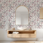 Blush Pink Bird Wallpaper