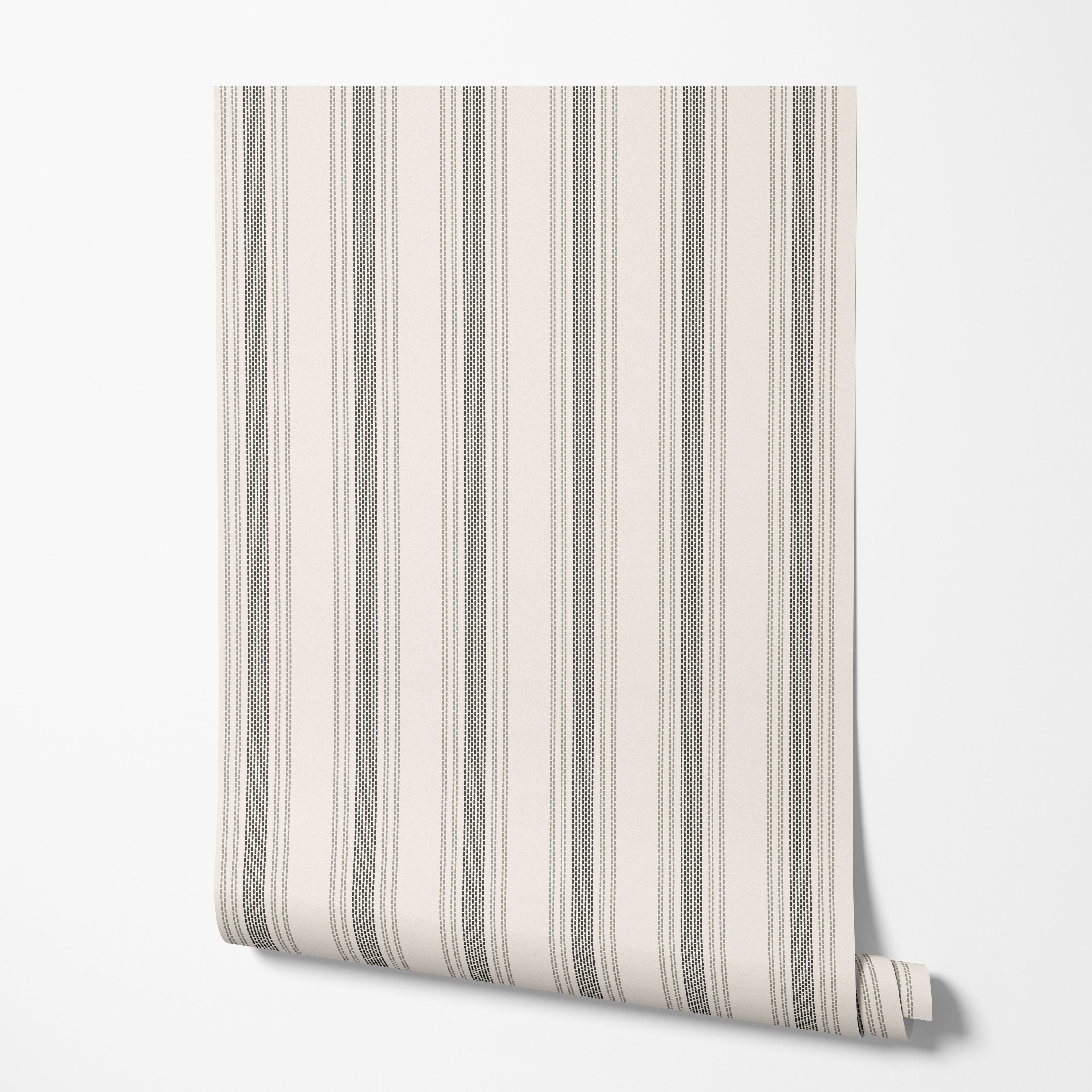Beige Stripe Wallpaper