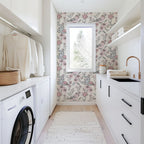 Blush Pink Bird Wallpaper
