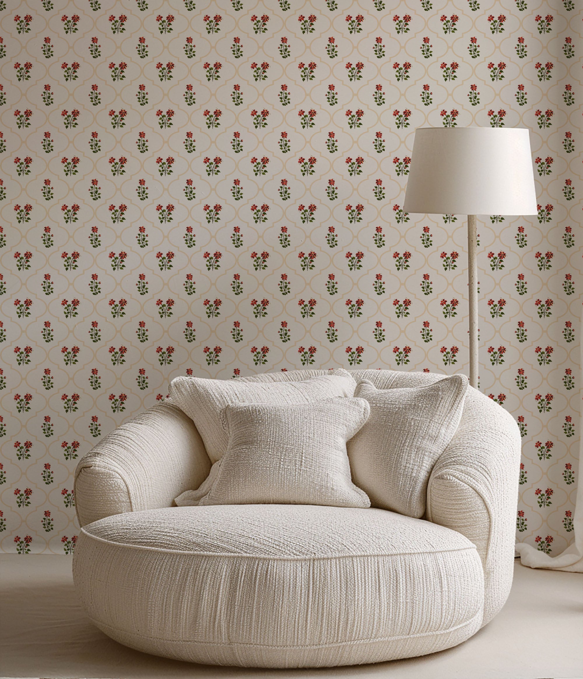 Moroccan Blossom Wallpaper
