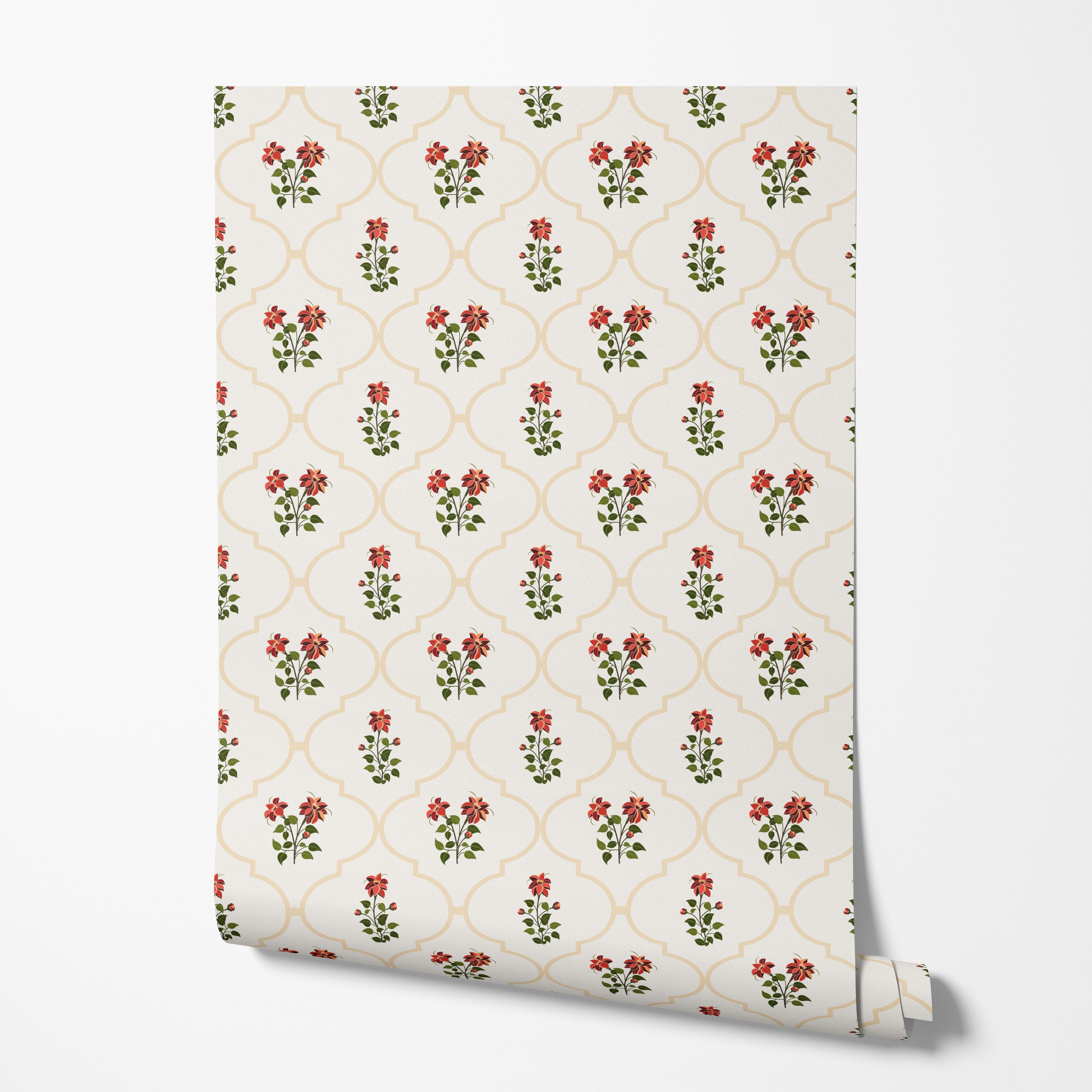 Moroccan Blossom Wallpaper