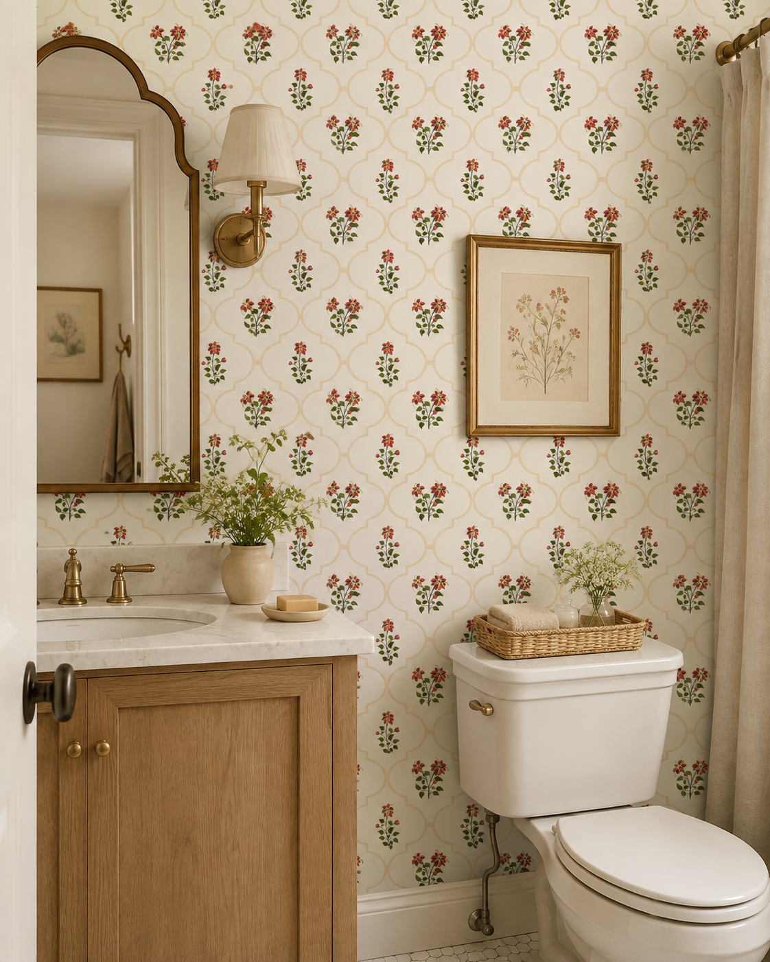 Moroccan Blossom Wallpaper
