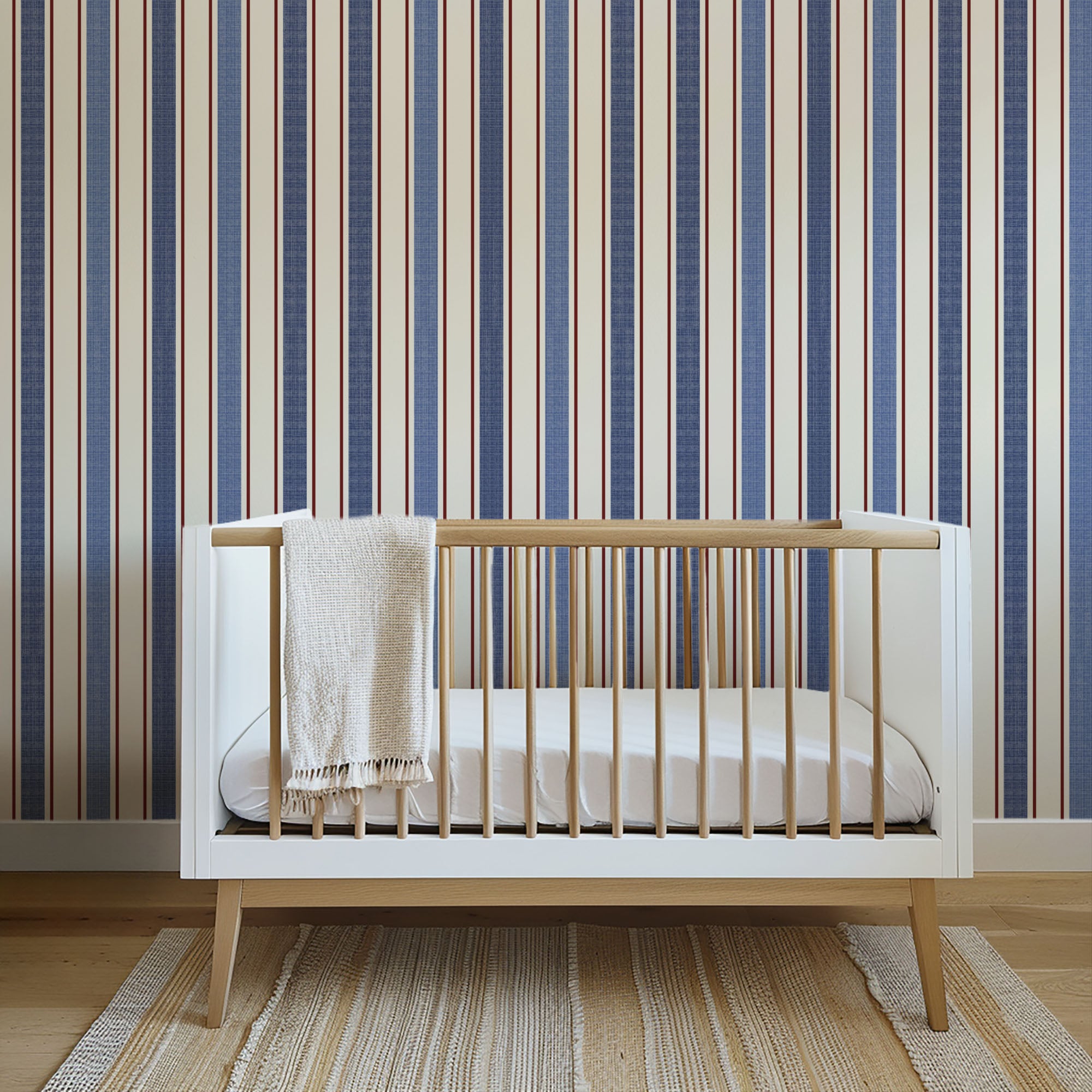 Harbor Stripe Wallpaper