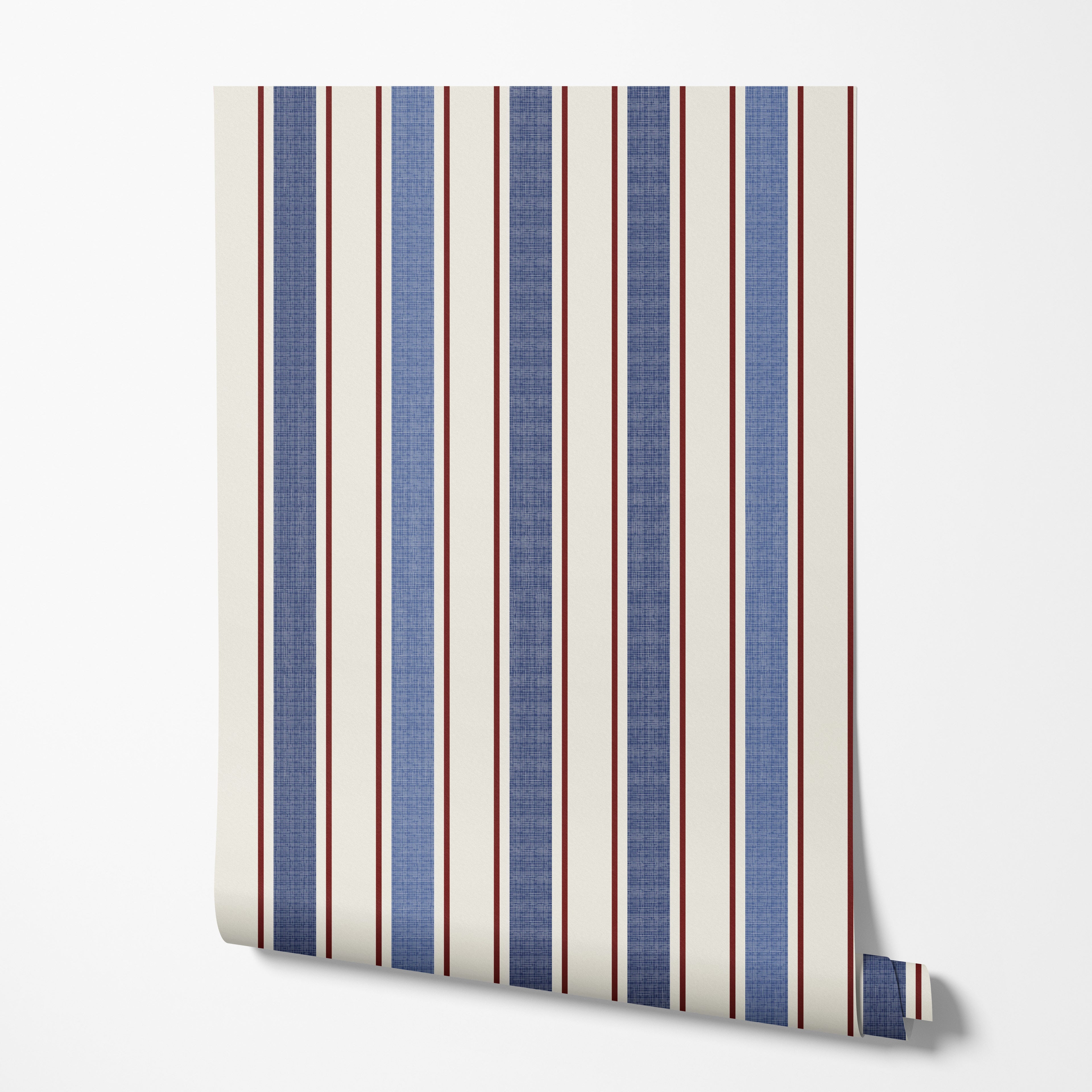 Harbor Stripe Wallpaper