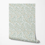Botanical Leaf Wallpaper