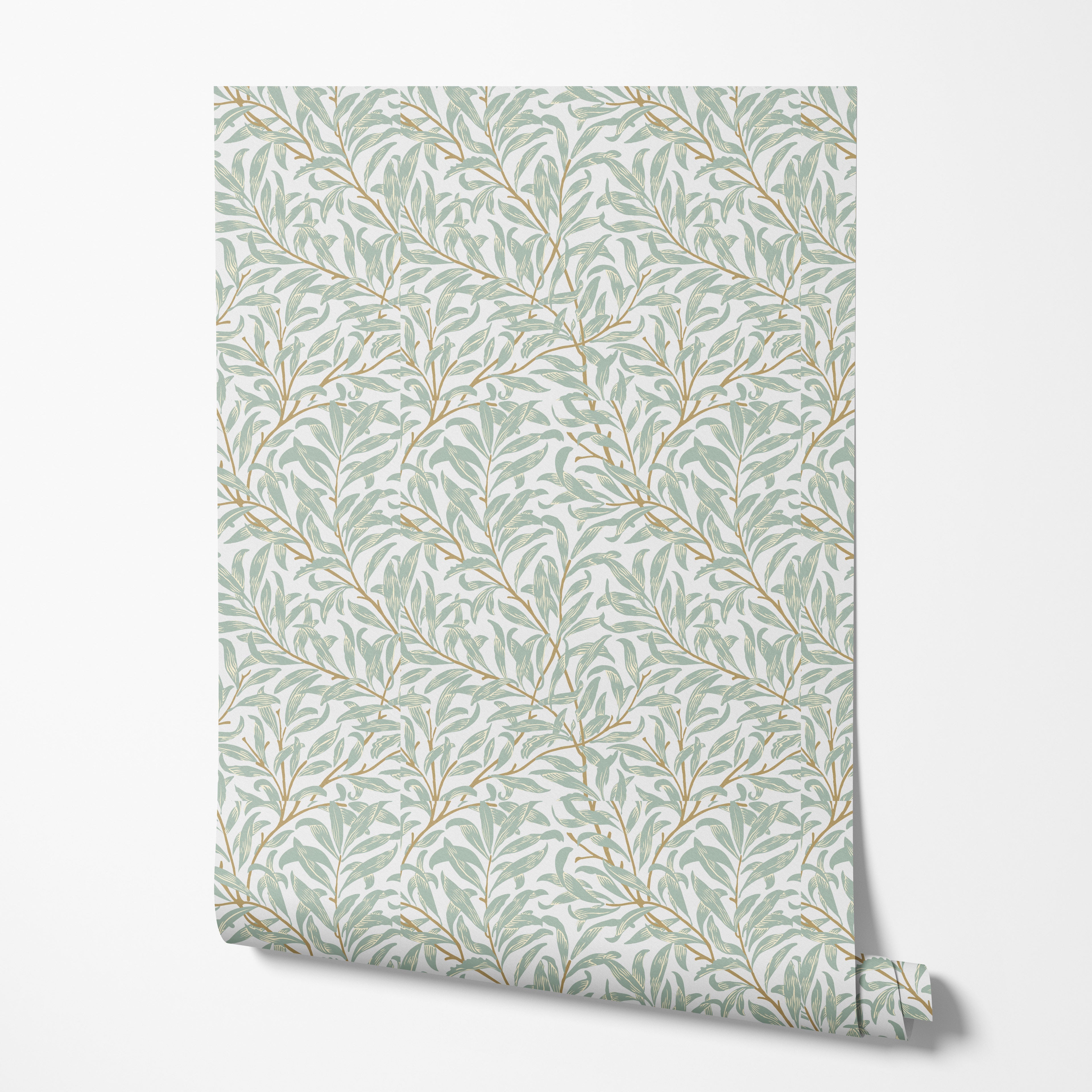 Botanical Leaf Wallpaper