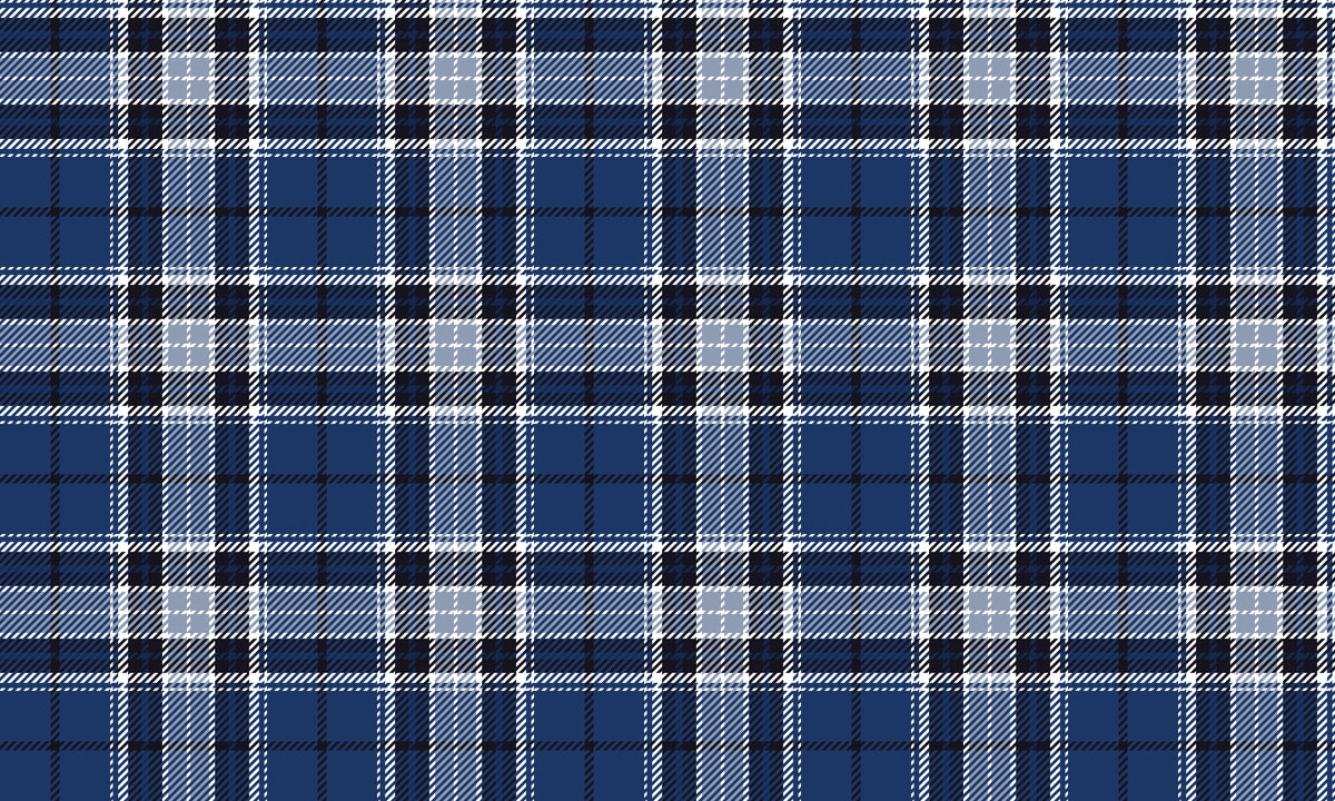 Navy Tartan Wallpaper