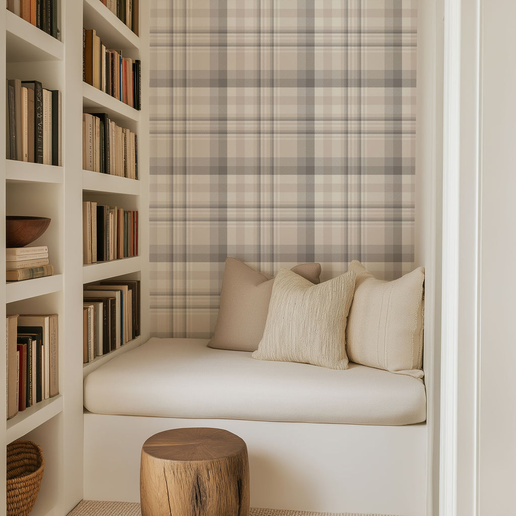 Stonehaven Plaid Wallpaper