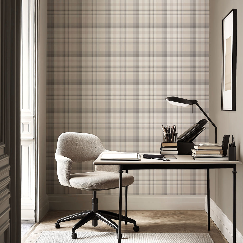 Stonehaven Plaid Wallpaper