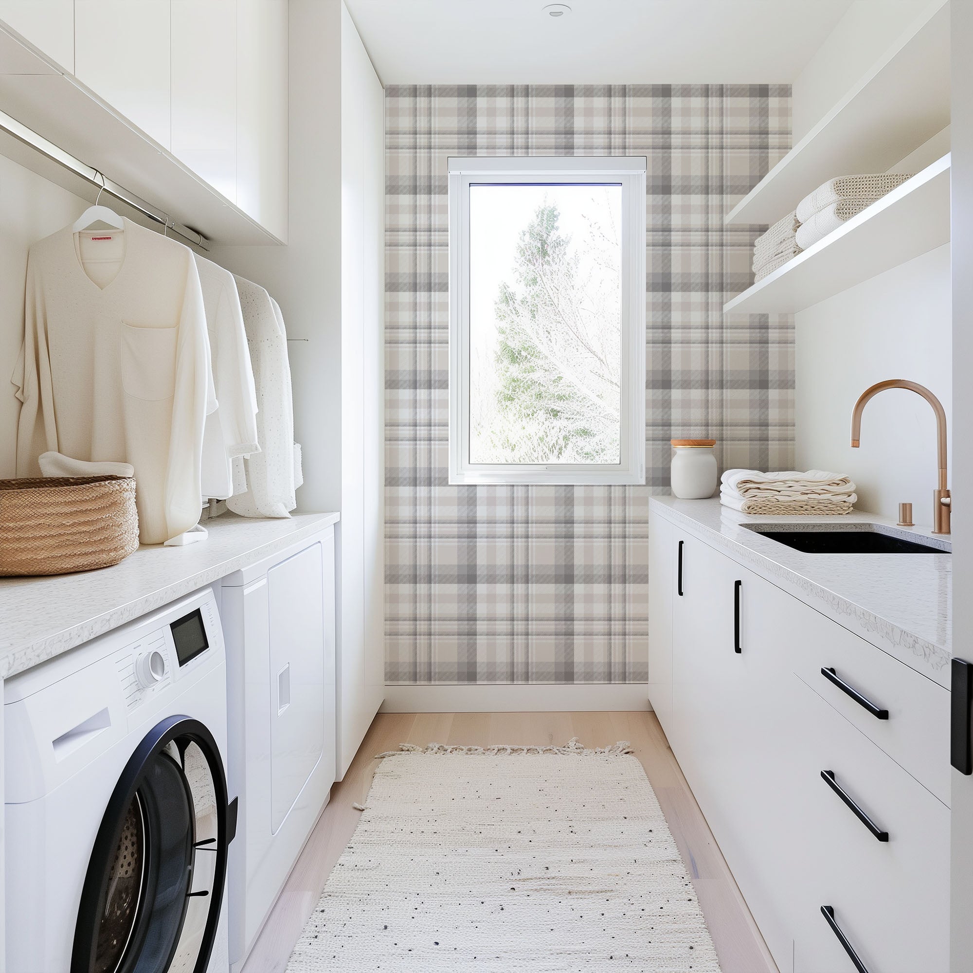 Soft Plaid Wallpaper