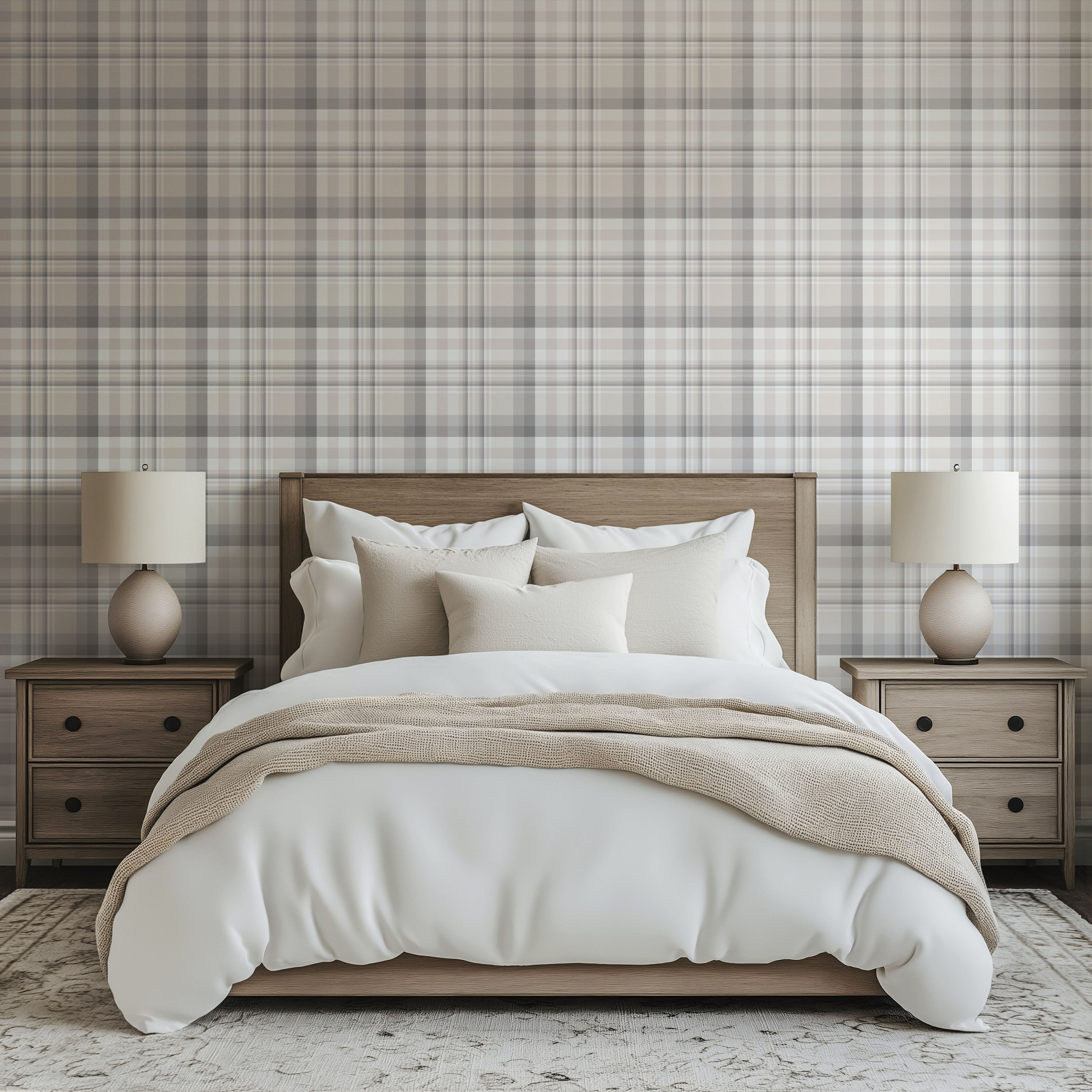 Stonehaven Plaid Wallpaper