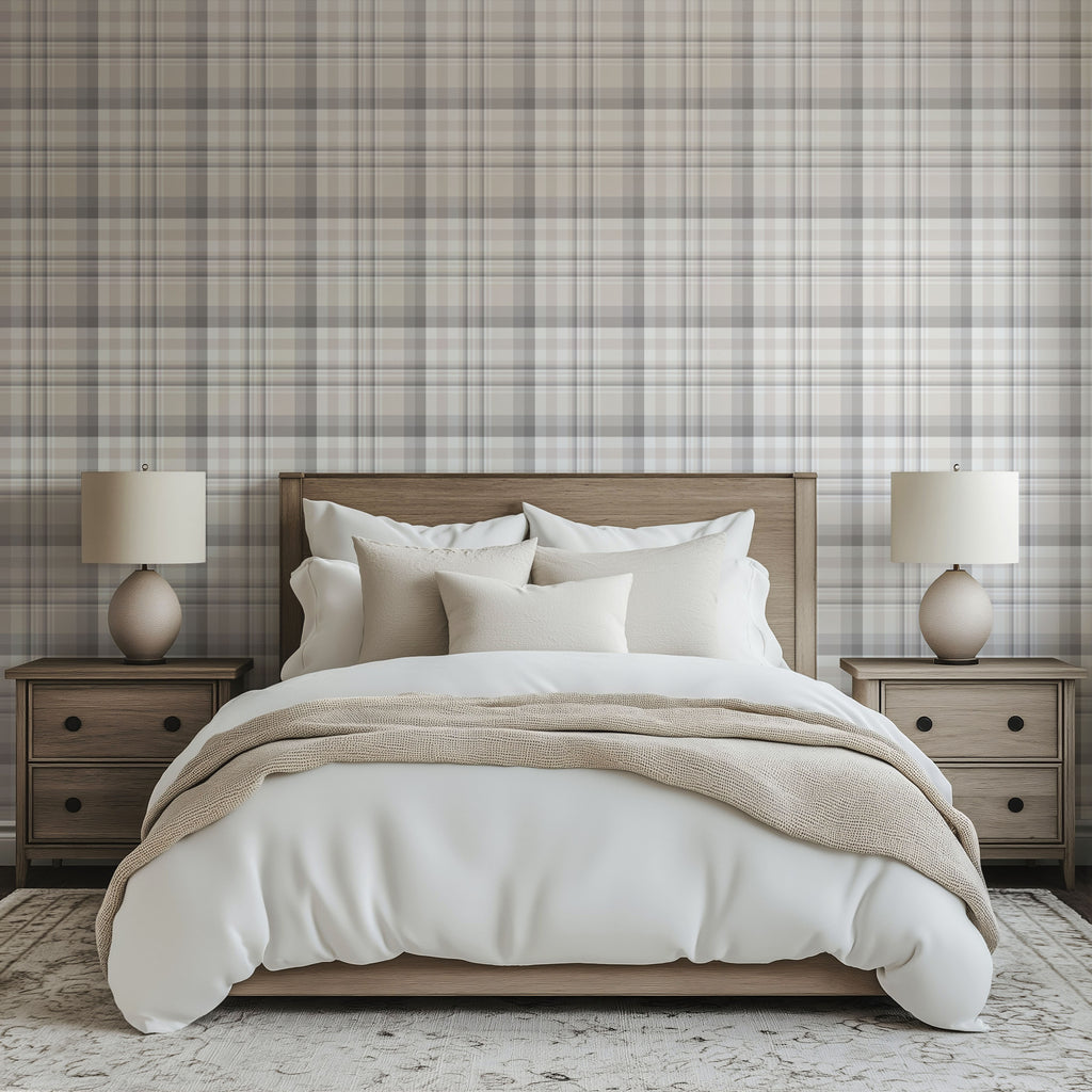 Soft Plaid Wallpaper