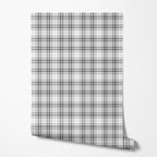 Monochrome Tartan Wallpaper