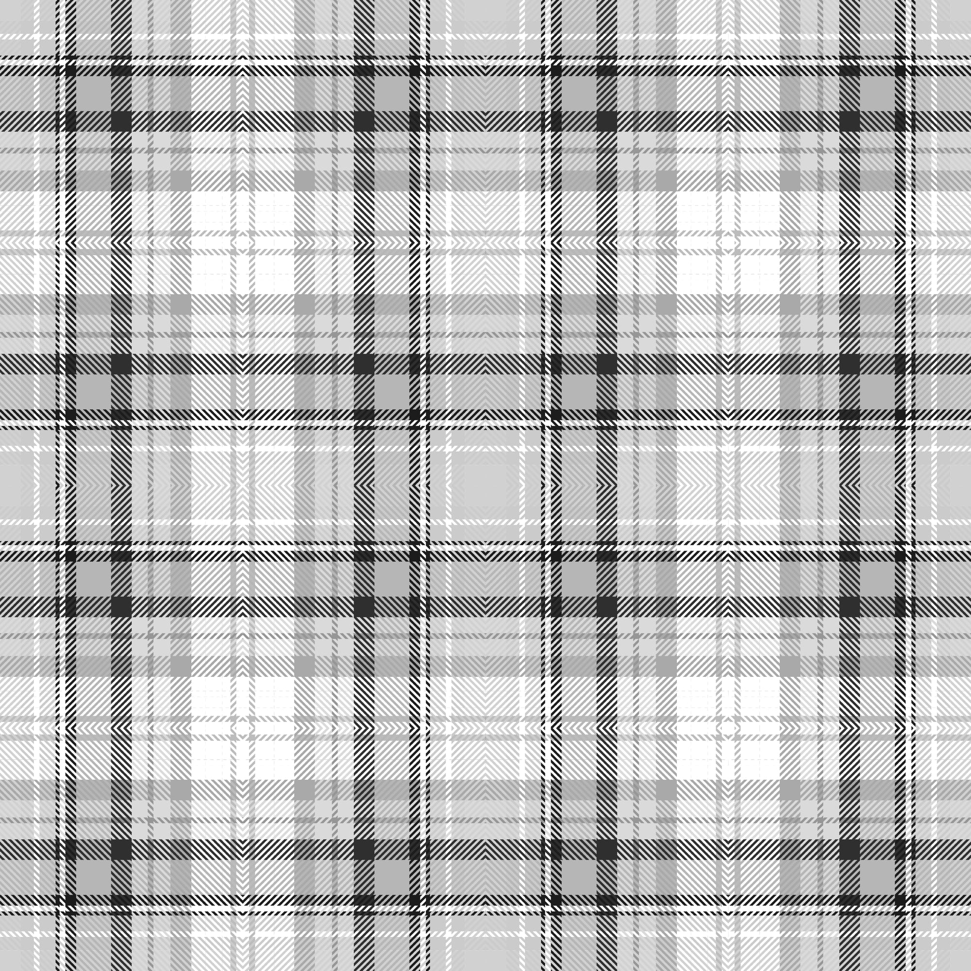 Monochrome Tartan Wallpaper