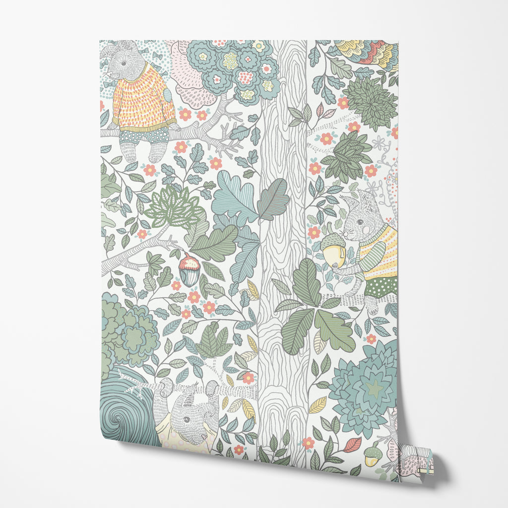 Woodland Friends Wallpaper