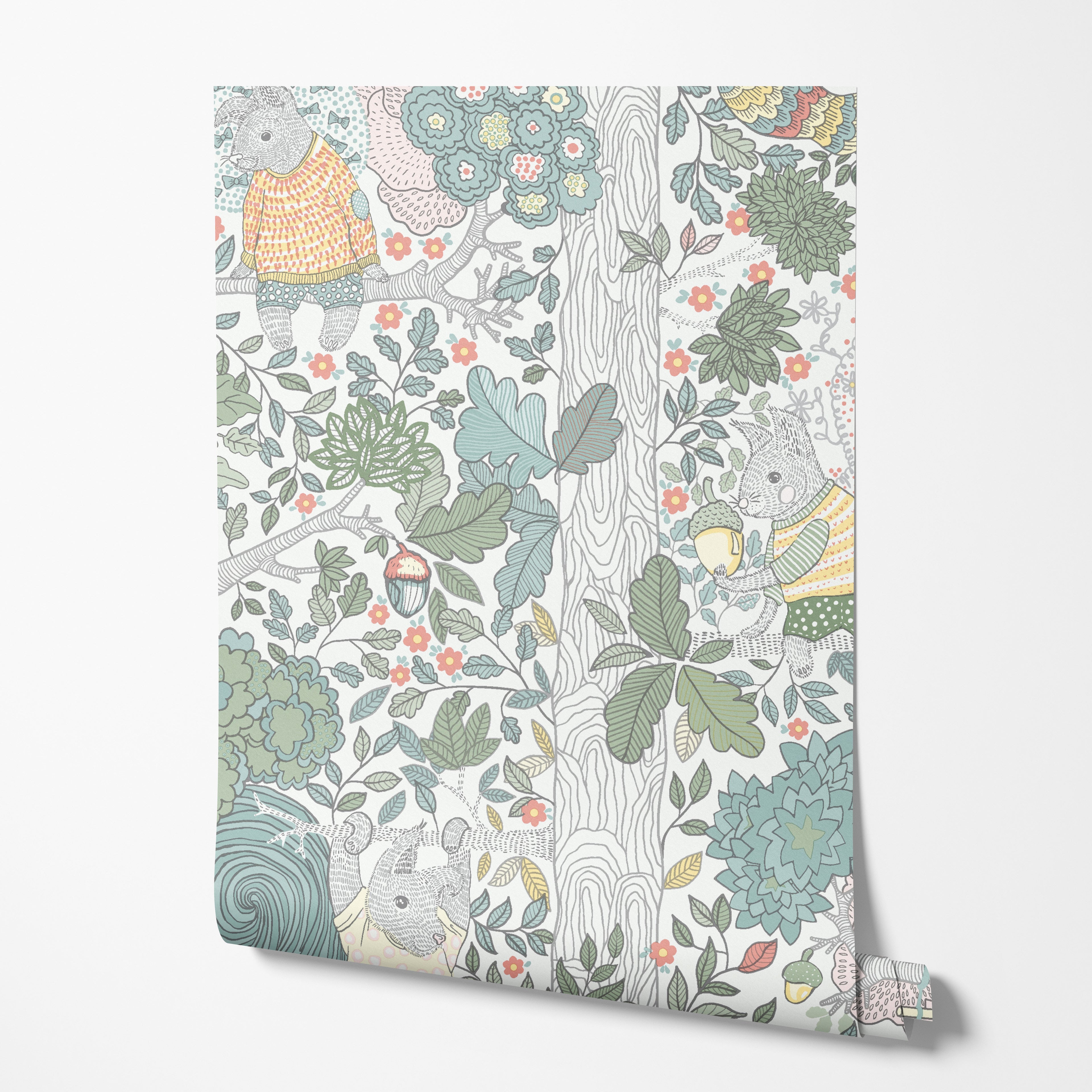 Woodland Friends Wallpaper
