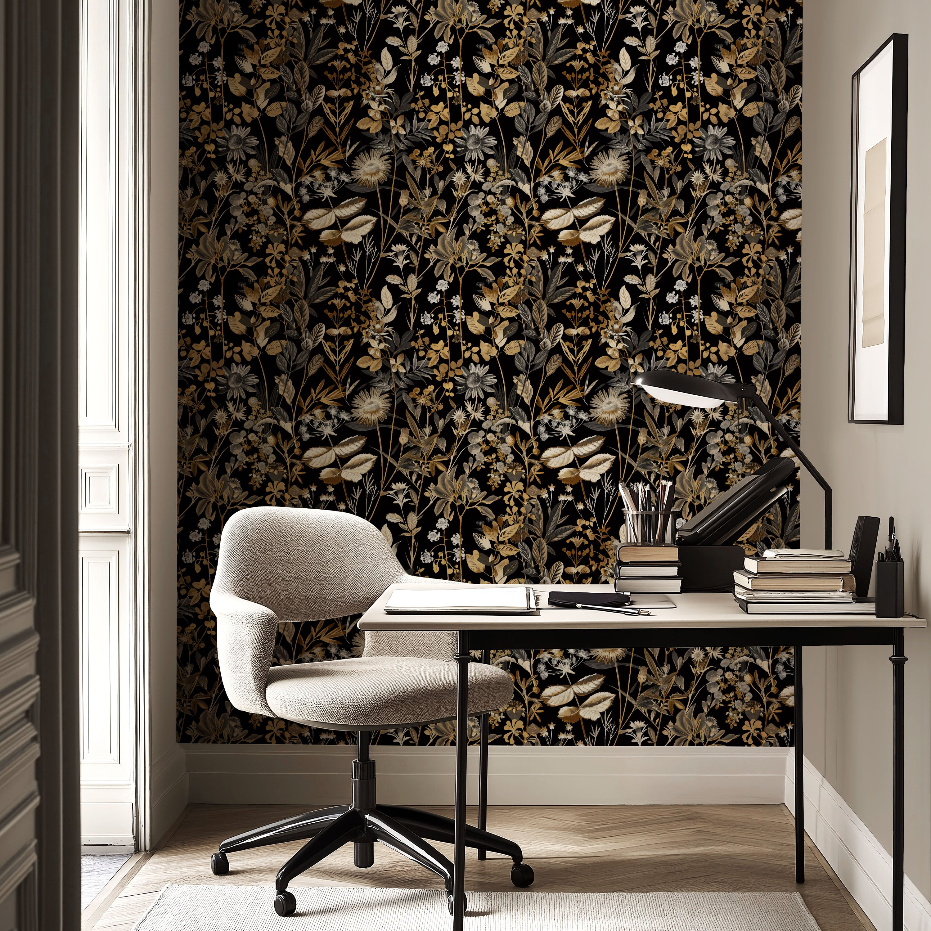 Midnight Botanica Wallpaper