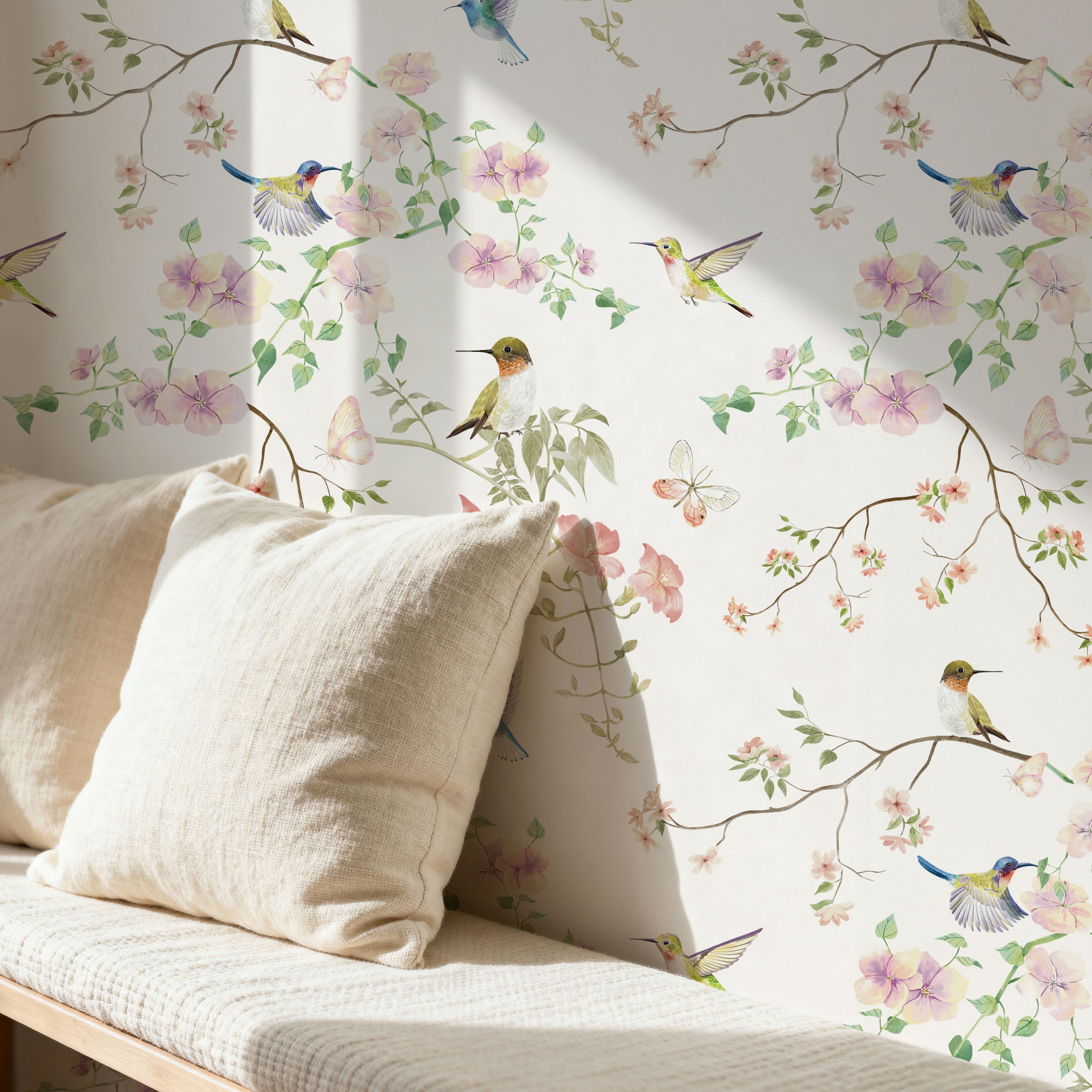 Garden Birds Wallpaper