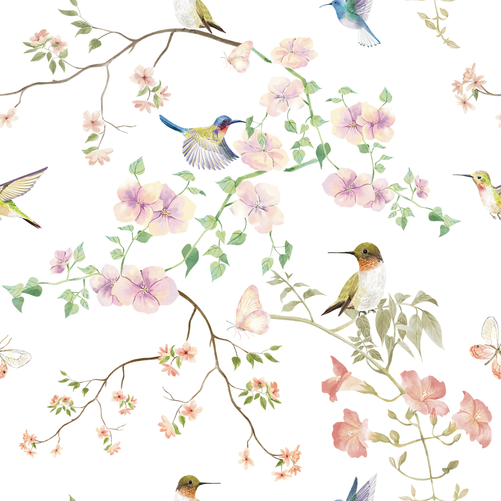 Garden Birds Wallpaper