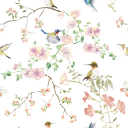Garden Birds Wallpaper