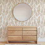 Ivory Fronds Wallpaper