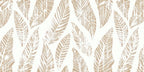 Ivory Fronds Wallpaper