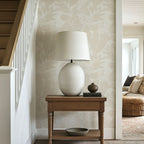 Linen Bloom Wallpaper