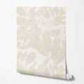 Linen Bloom Wallpaper