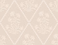 Soft Vintage Trellis Wallpaper