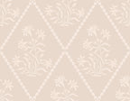 Soft Vintage Trellis Wallpaper