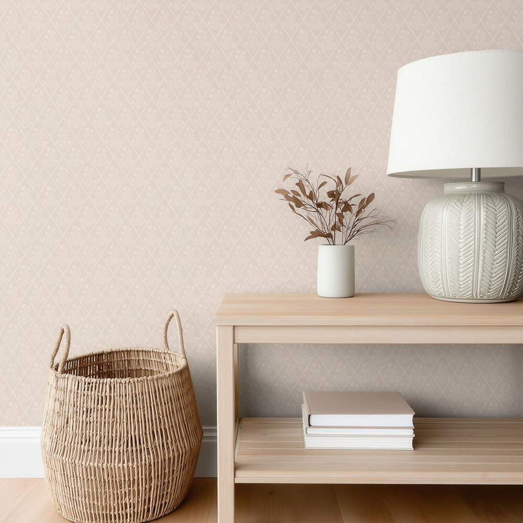 Petal Trellis Wallpaper