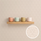 Soft Vintage Trellis Wallpaper