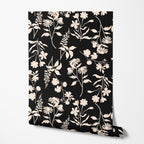 Floral Silhouette Wallpaper